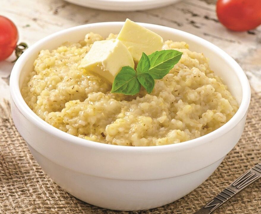 mingau para almorzar para adelgazar