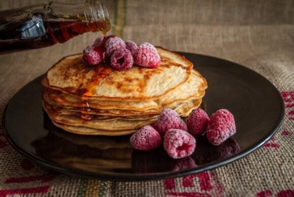 Panqueiques de fariña no menú da dieta Ducan