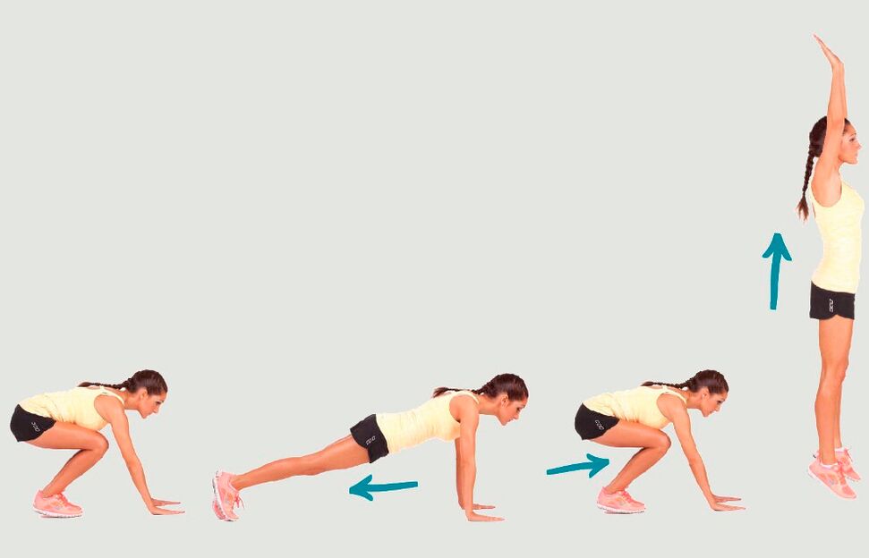 Burpee para un adestramento corporal completo