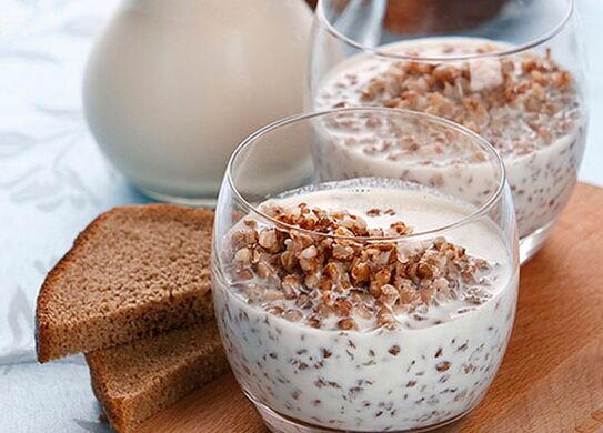 mingau de trigo sarraceno con kefir para adelgazar