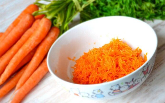 cenorias raladas para o almorzo da dieta xaponesa
